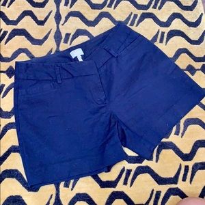 Navy blue shorts by Laundry Shelli Segal